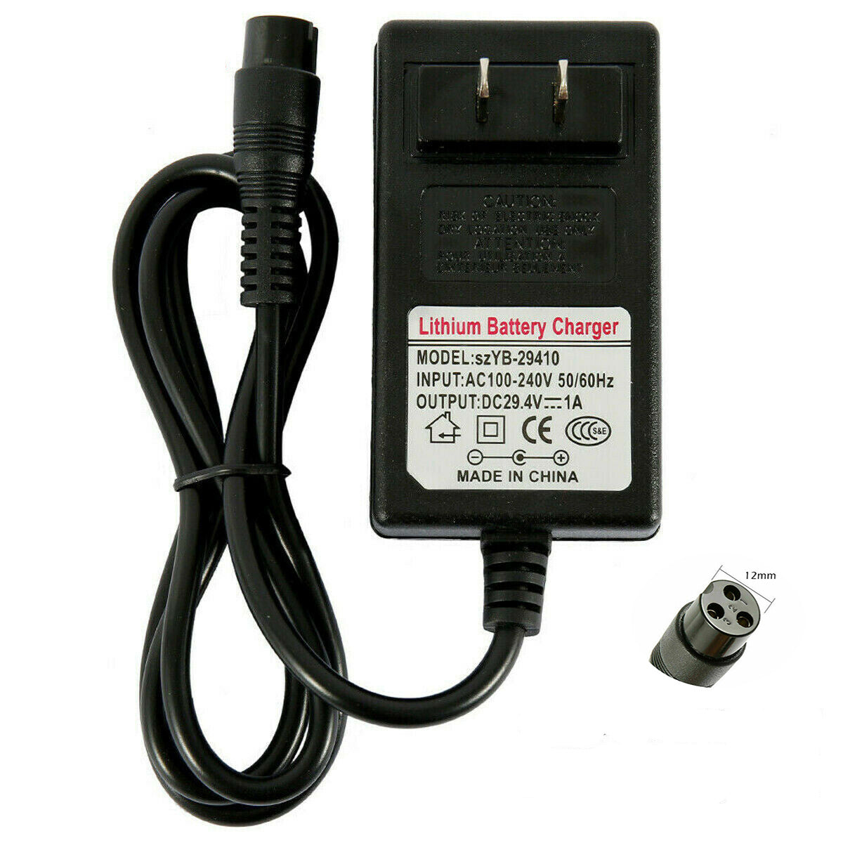 24V 1A Razor Scooter Charger - Electric Scooter | Tillmart