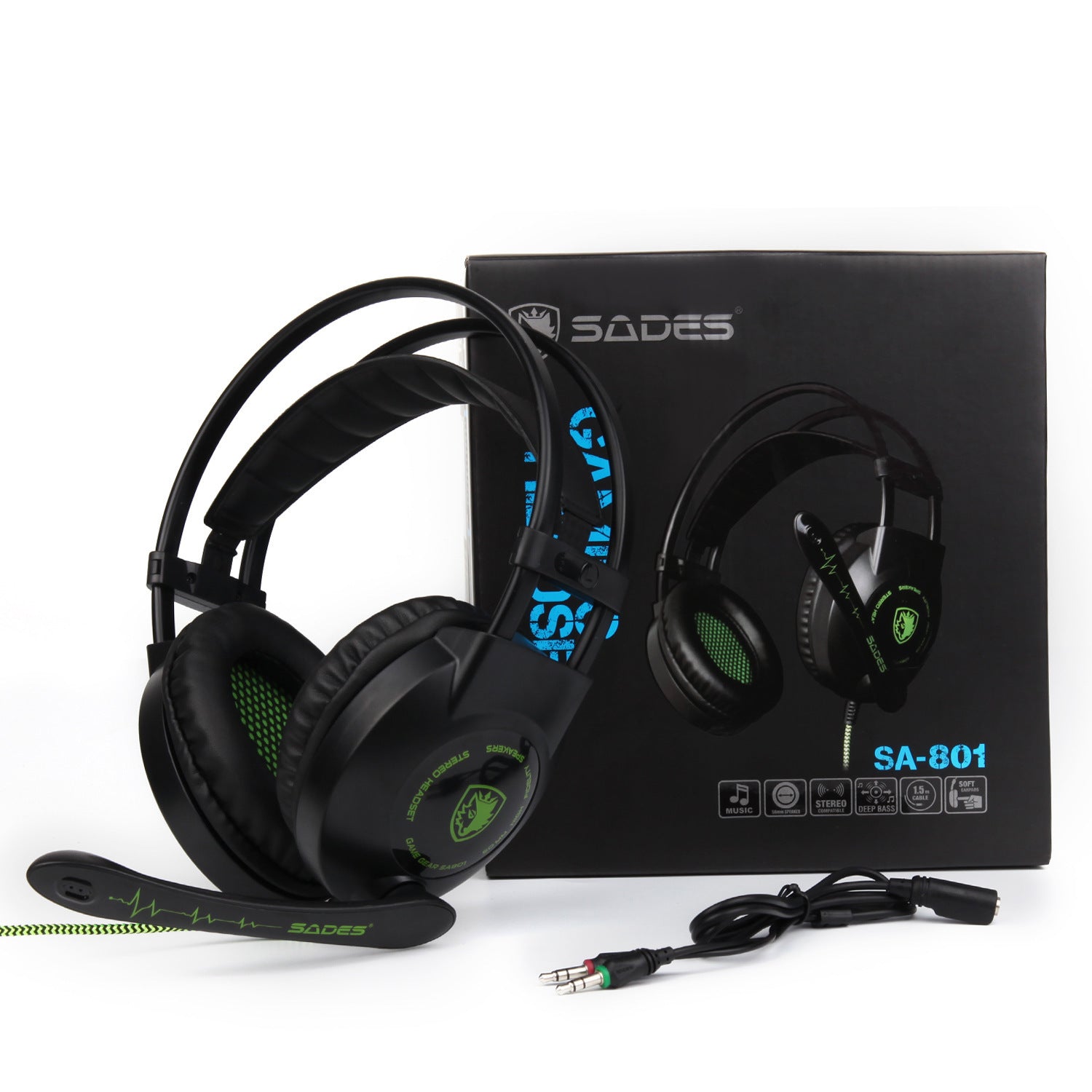 Gaming Headset Wired USB with 50mm Drivers | Tillmart