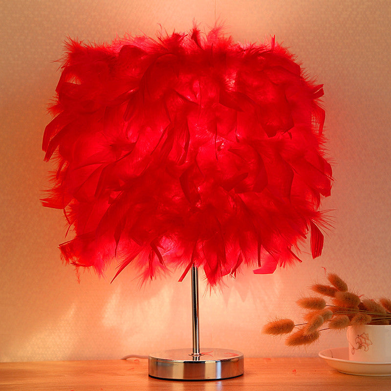 Feather Night Light for Girls’ Bedroom