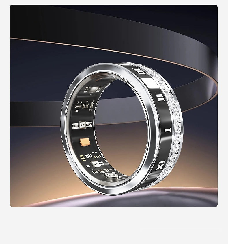 Smart Ring Diamond Inlaid - Multi-Functional Ring | Tillmart