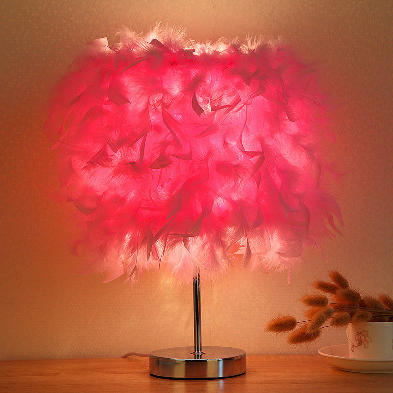 Feather Night Light for Girls’ Bedroom