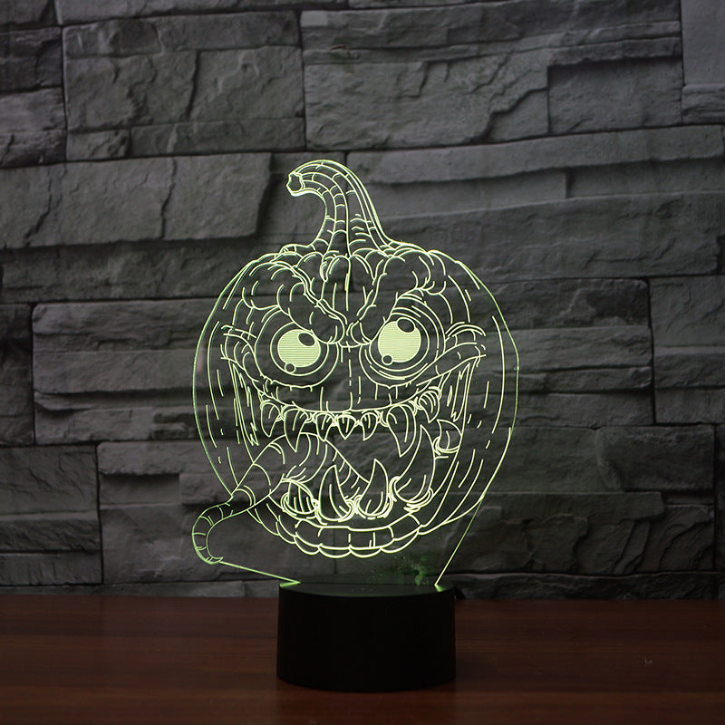 3D Pumpkin Lamp LED Light - Decorative Lamp | Tillmart