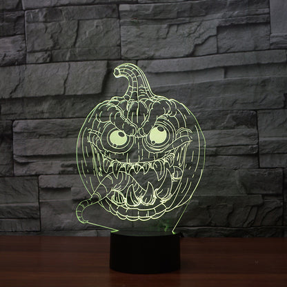 3D Pumpkin Lamp LED Light - Decorative Lamp | Tillmart