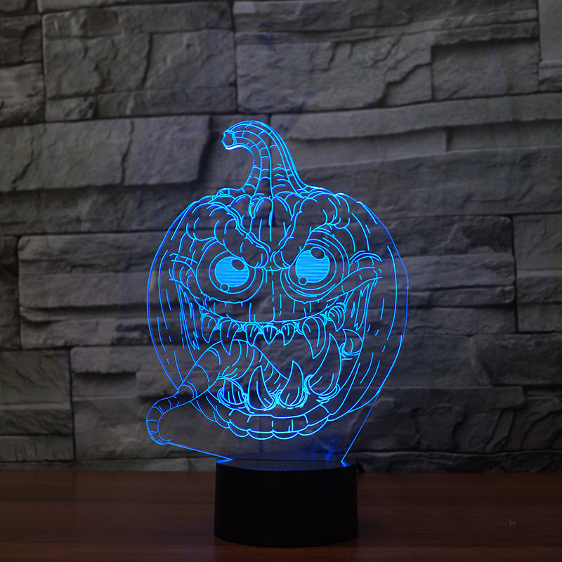 3D Pumpkin Lamp LED Light - Decorative Lamp | Tillmart