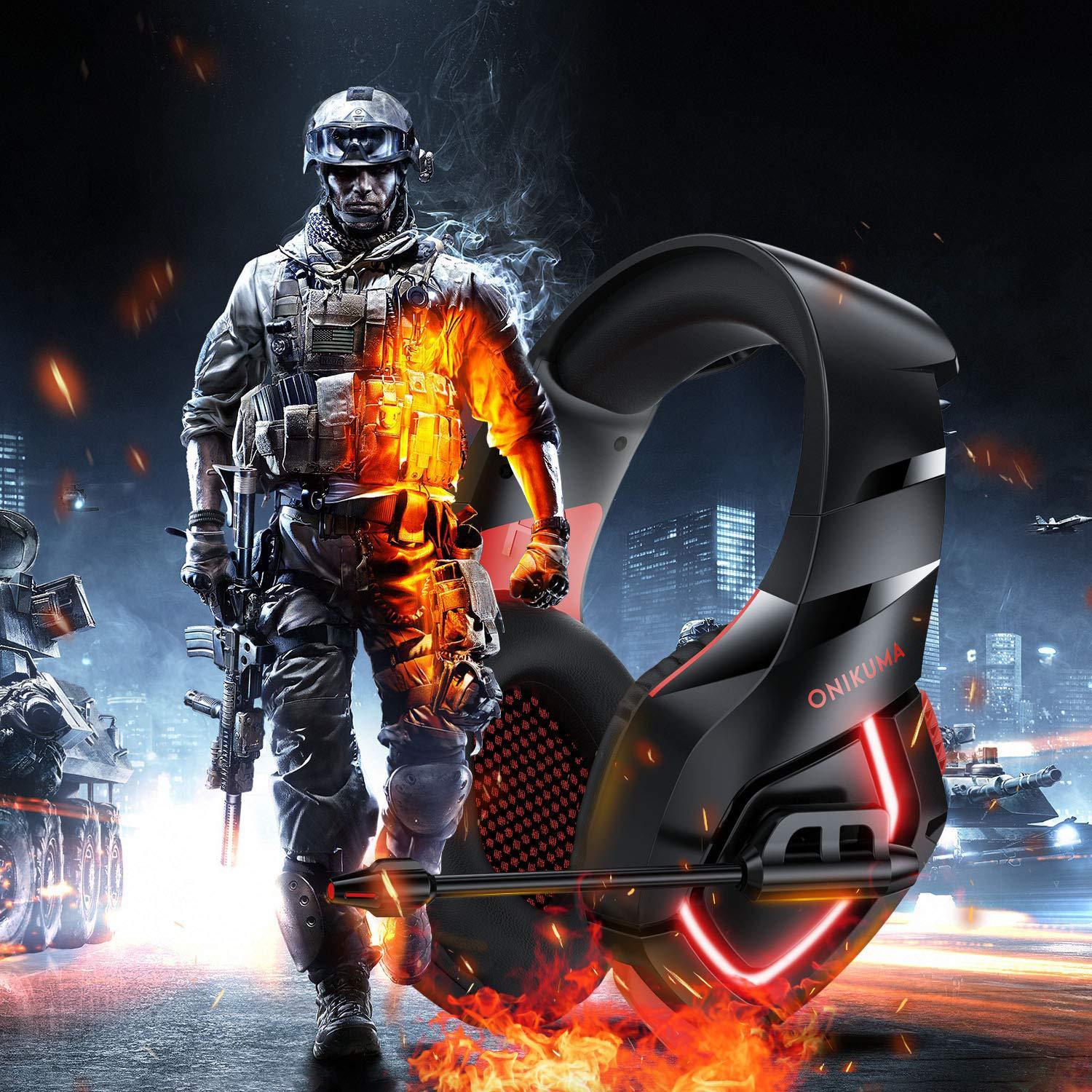 Wired Gaming Headset K1-B with LED & USB | Tillmart