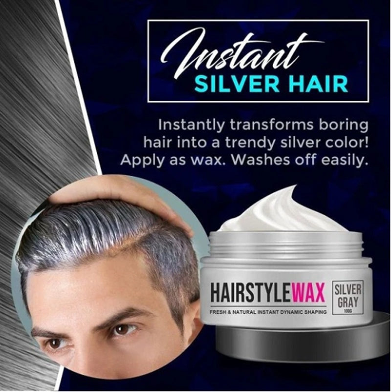 Silver Hair Wax Matte Finish - Styling Wax | Tillmart