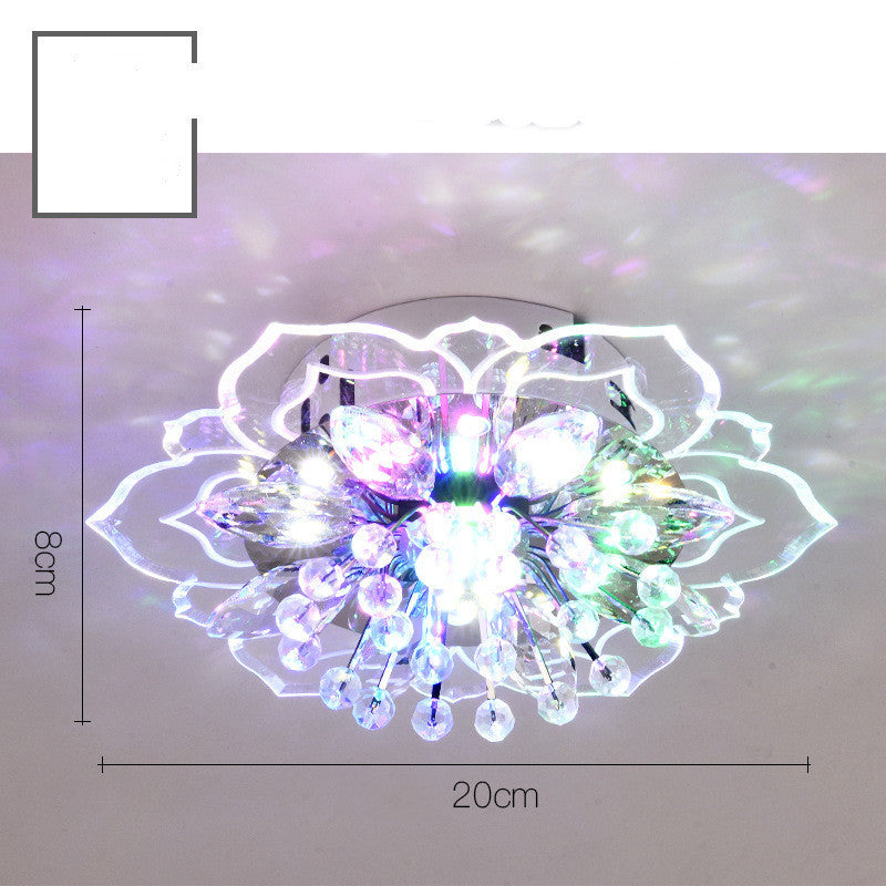 Modern Minimalist Crystal Corridor Lamp