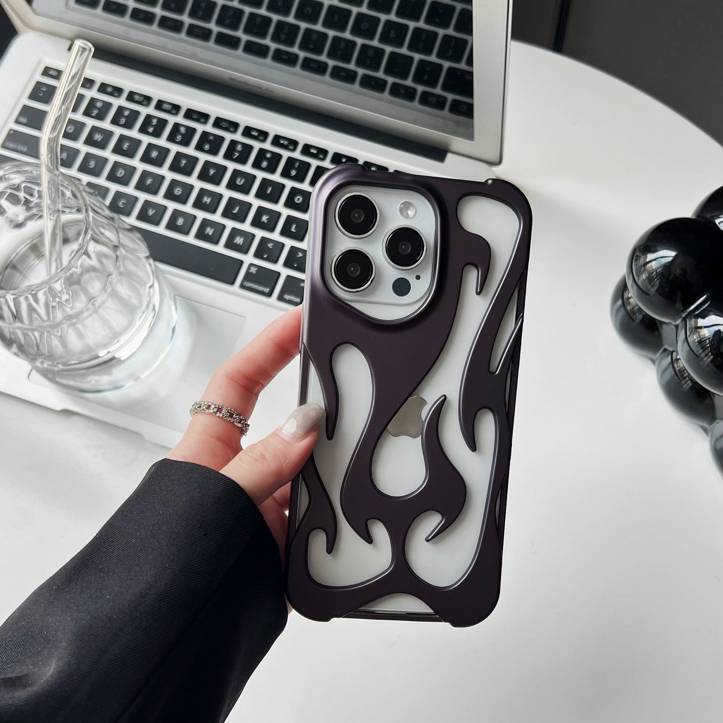 TPU Phone Case Apple - Flame Pattern Cover | Tillmart