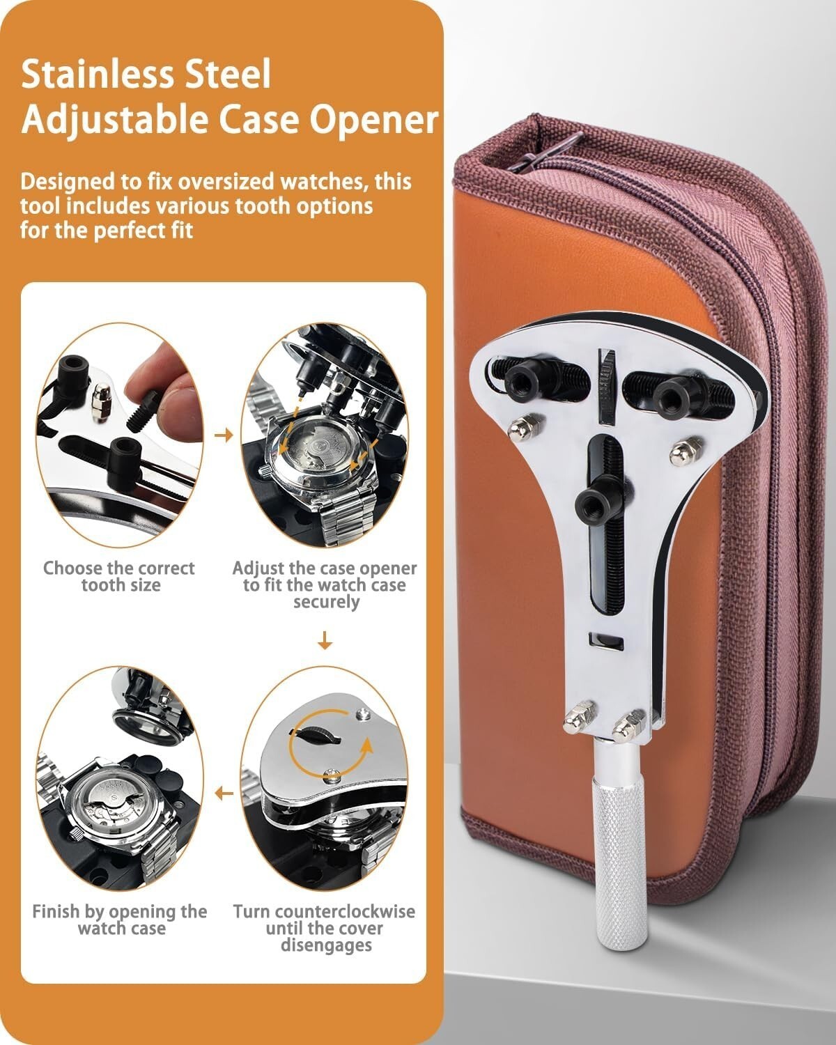 149-Piece Watch Repair Kit & Spring Bar Tool | Tillmart