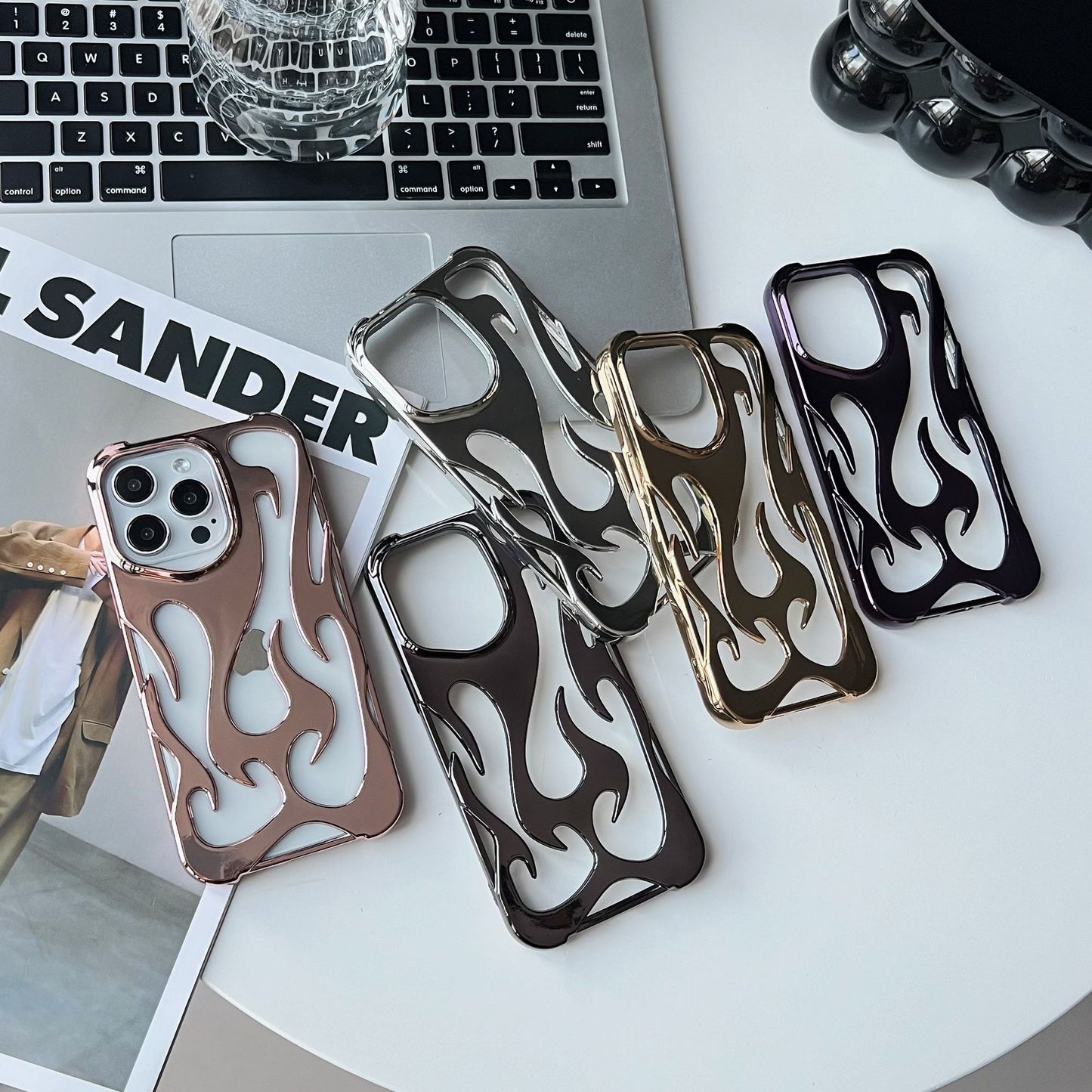TPU Phone Case Apple - Flame Pattern Cover | Tillmart