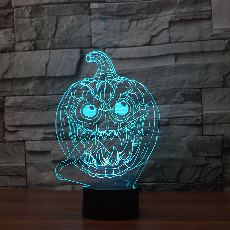3D Pumpkin Lamp LED Light - Decorative Lamp | Tillmart