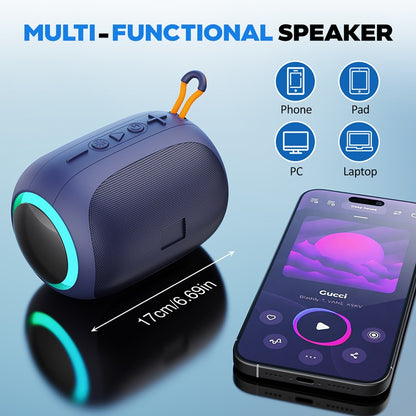 Portable Bluetooth Speaker Waterproof LED Lights | Tillmart