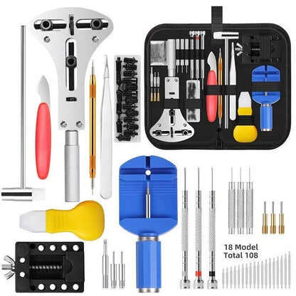 147-Piece Watch Repair Tool Kit & Case Opener | Tillmart