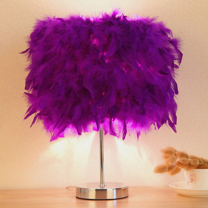 Feather Night Light for Girls’ Bedroom