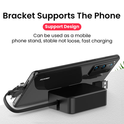 4-in-1 Charging Cable Macaron - Phone Stand | Tillmart