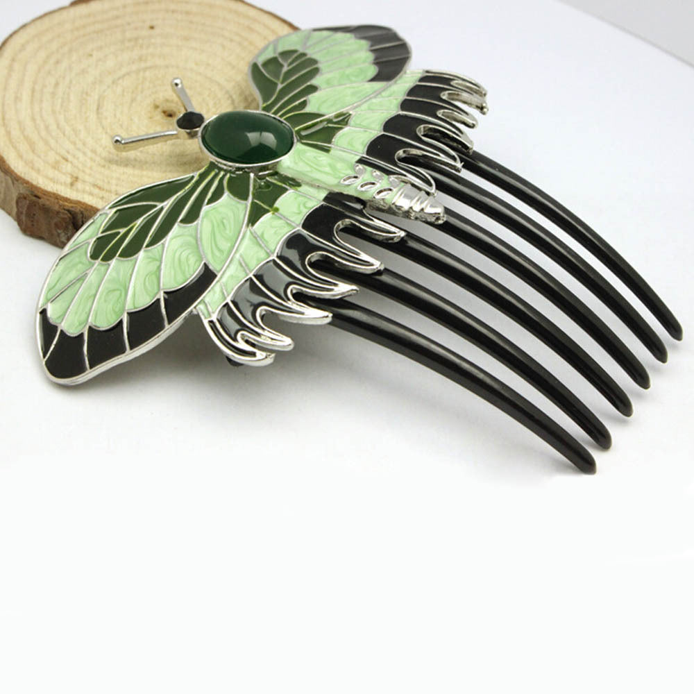 Butterfly Hairbrush Alloy Comb – Hair Accessory | Tillmart