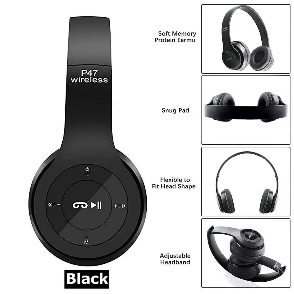 Wireless Bluetooth Headphones - Foldable Stereo | Tillmart 