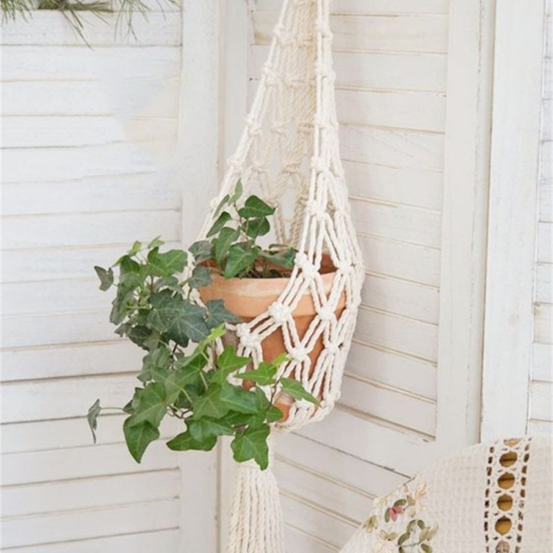 Woven Hanging Plant Holder for Decor | Tillmart