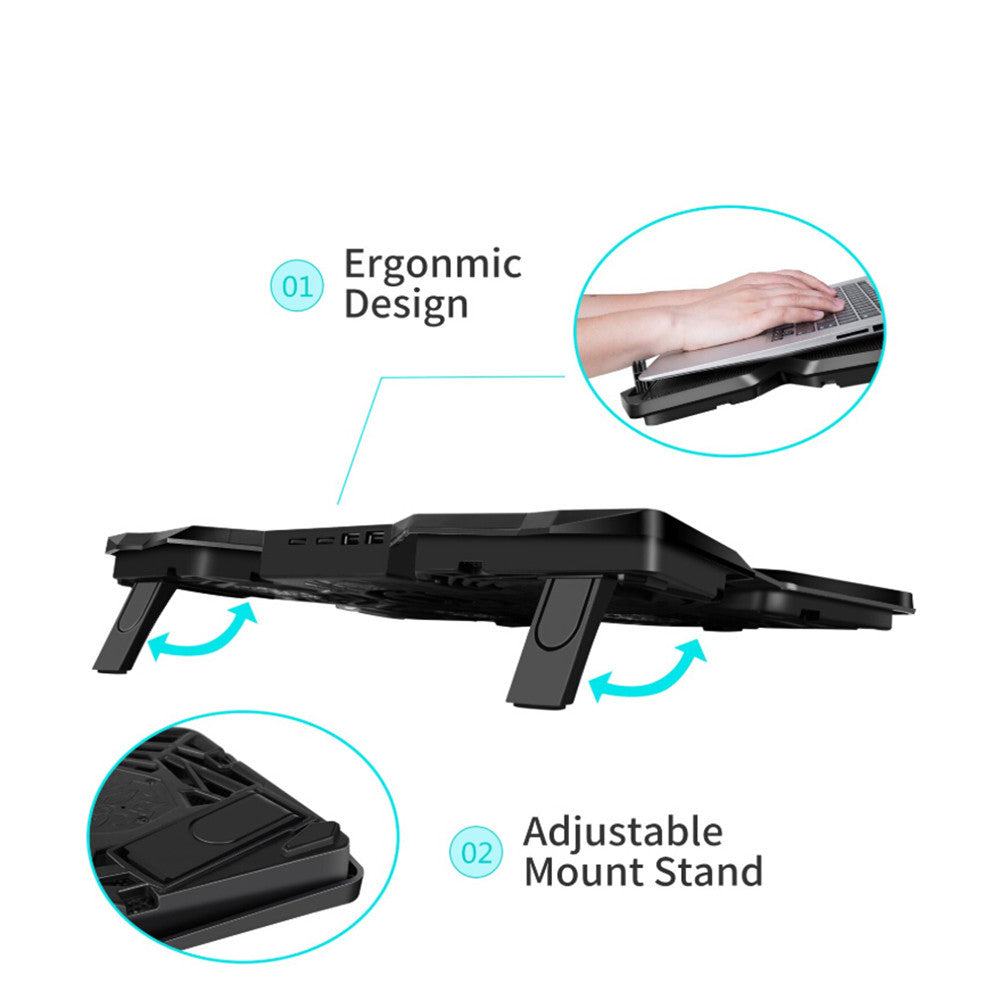 Laptop Cooling Pad with 4 Fans - Tech Gear | Tillmart