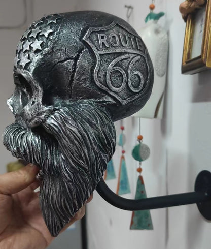 Skull Helmet Wall Mount & Hat Holder | Tillmart