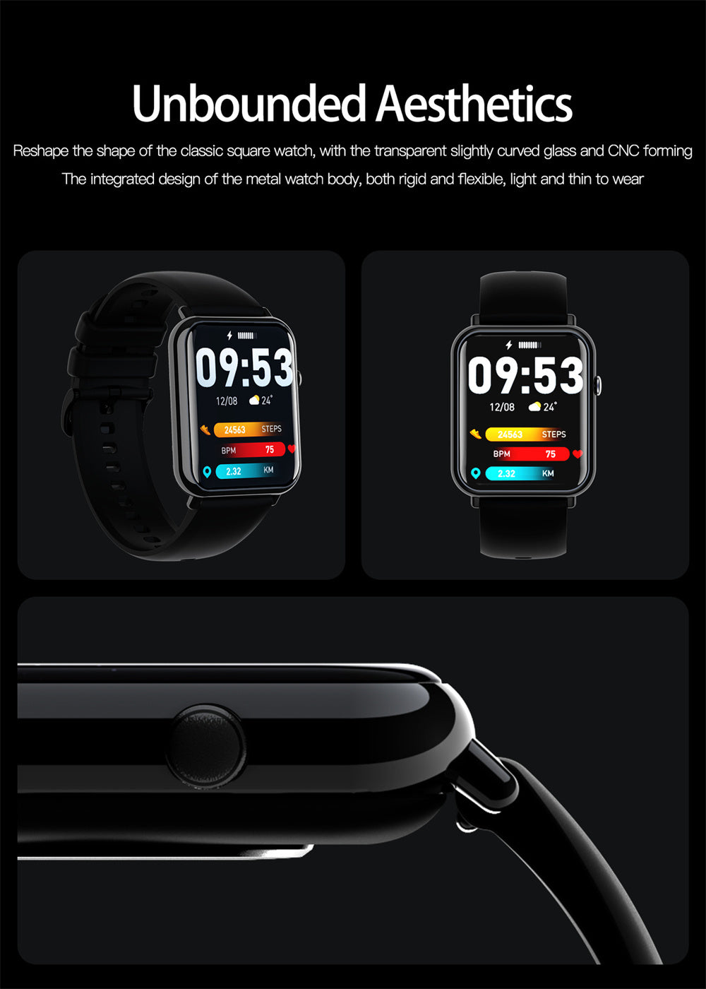 Smart Waterproof Watch Stylish Durable & Connected