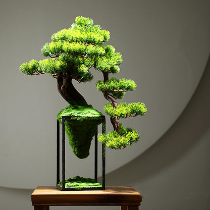 Handcrafted Bonsai Decor - Indoor Green Plant Art | Tillmart