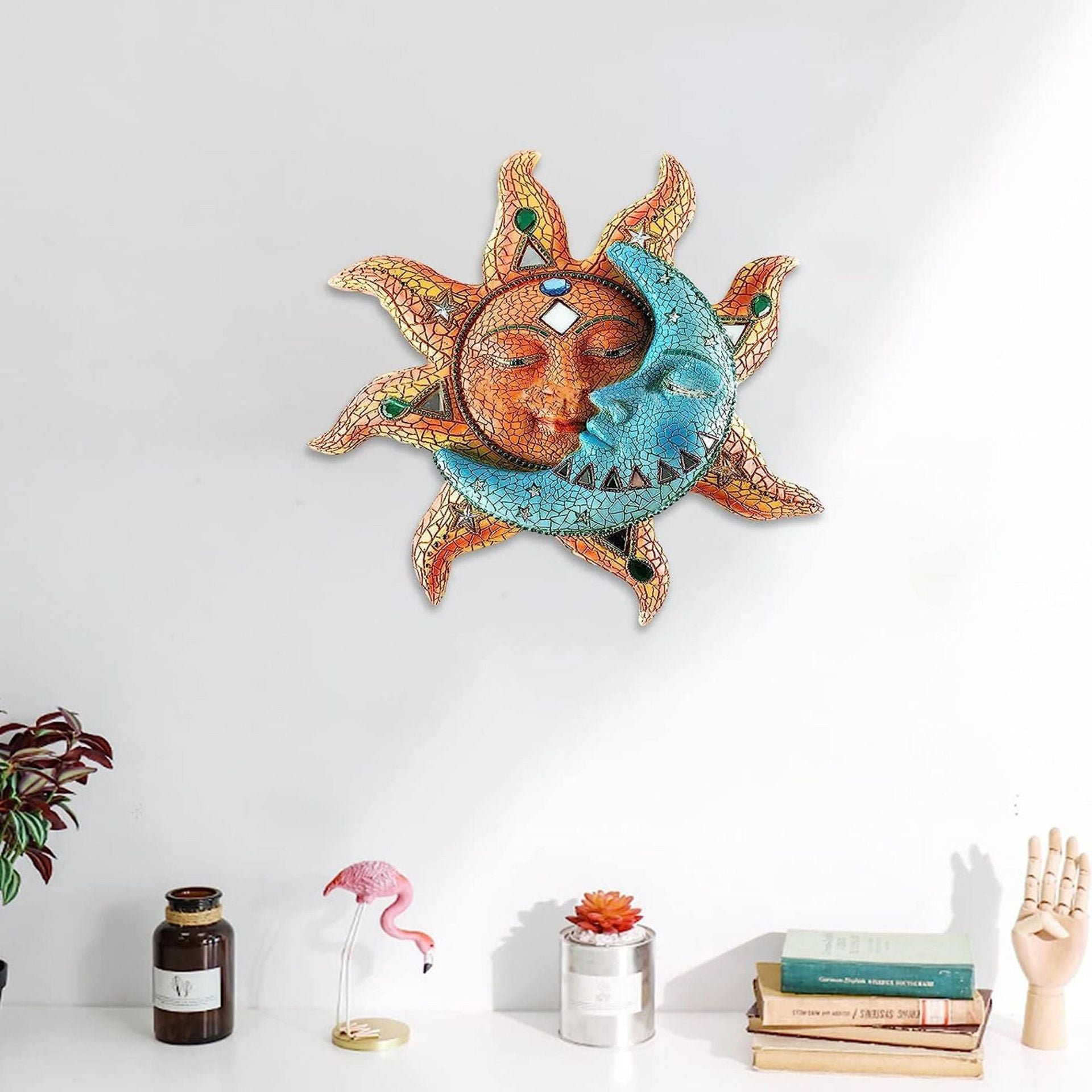 Sun and Moon Wall Art Metal Decor | Tillmart
