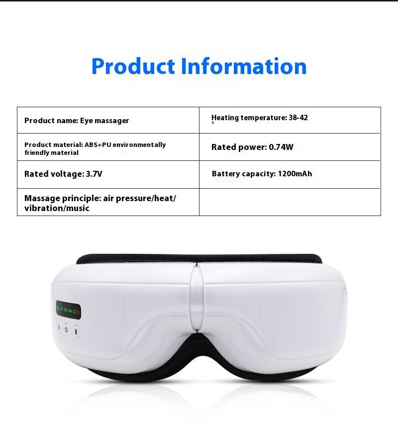Eye Massager Hot Compress - Intelligent Device | Tillmart