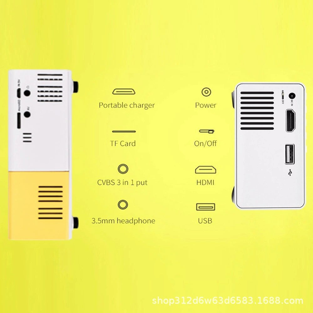 Mini Projector Full HD - Portable Home Theater | Tillmart