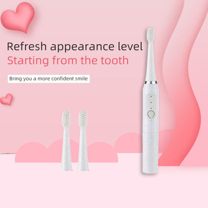 Electric Toothbrush with Two Brush Heads| Tillmart