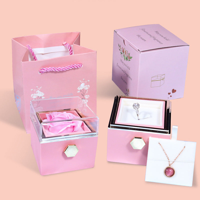 Romantic Soap Flower Gift Box - Jewelry Pack | Tillmart
