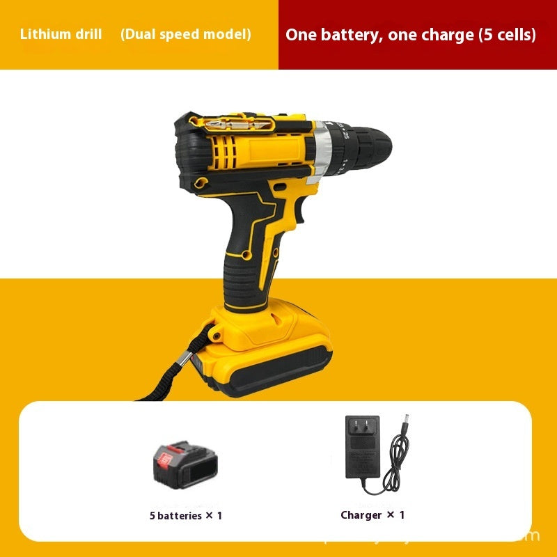 High Torque Lithium Impact Drill + 2 Batteries | Tillmart