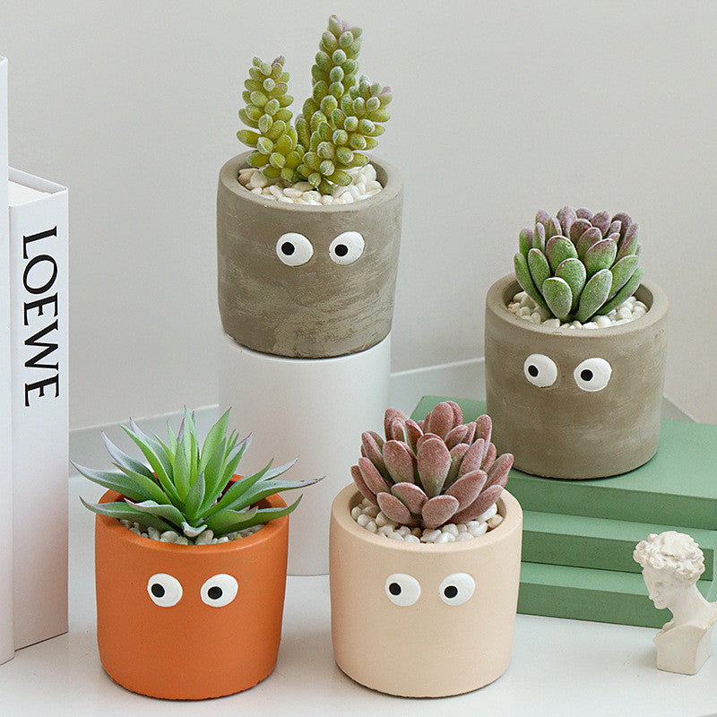 Nordic INS Style Fake Succulent Plant Pot