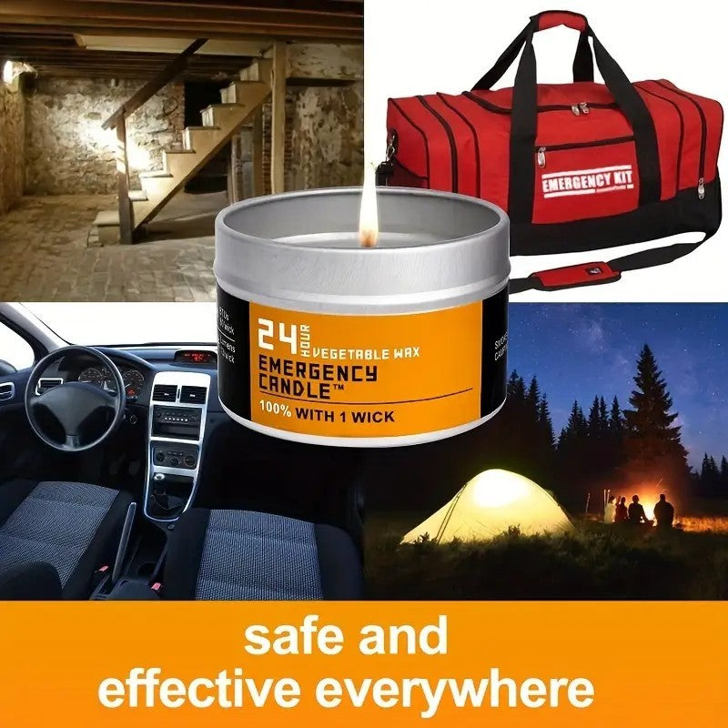 Windproof Emergency Candles 4-Pack | Tillmart