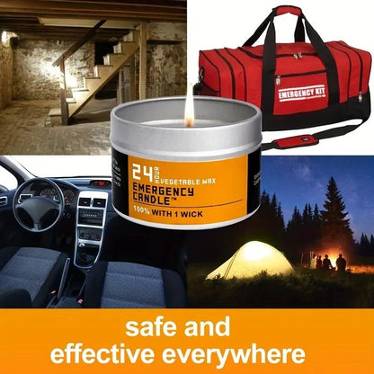Windproof Emergency Candles 4-Pack | Tillmart