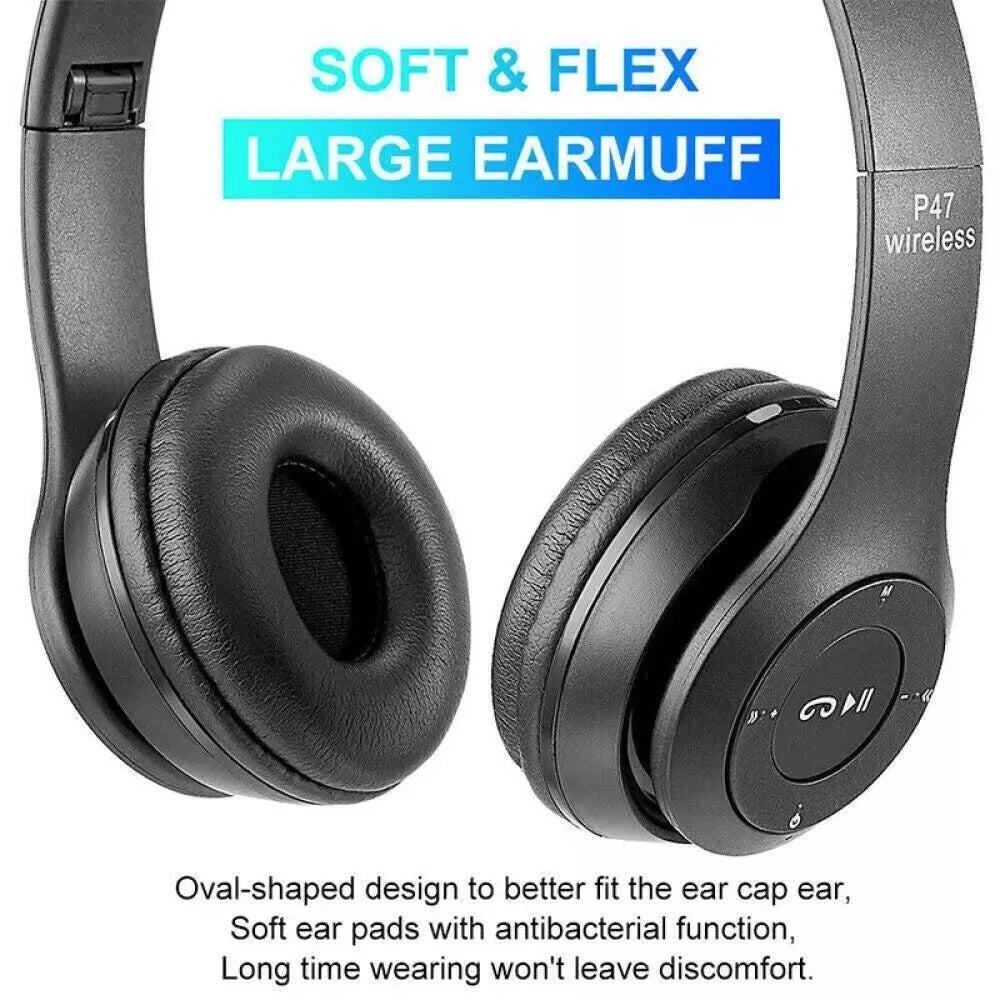Wireless Bluetooth Headphones - Foldable Stereo | Tillmart 