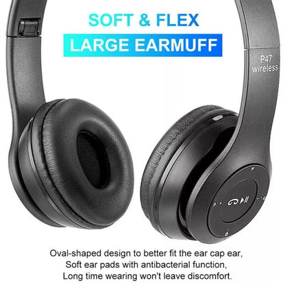 Wireless Bluetooth Headphones - Foldable Stereo | Tillmart 