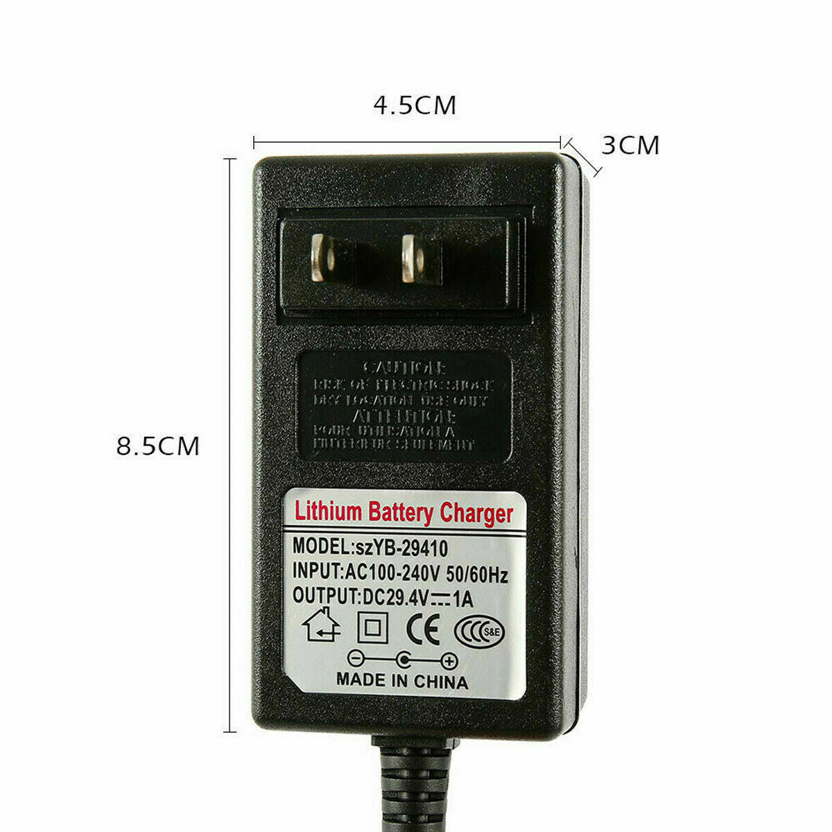24V 1A Razor Scooter Charger - Electric Scooter | Tillmart