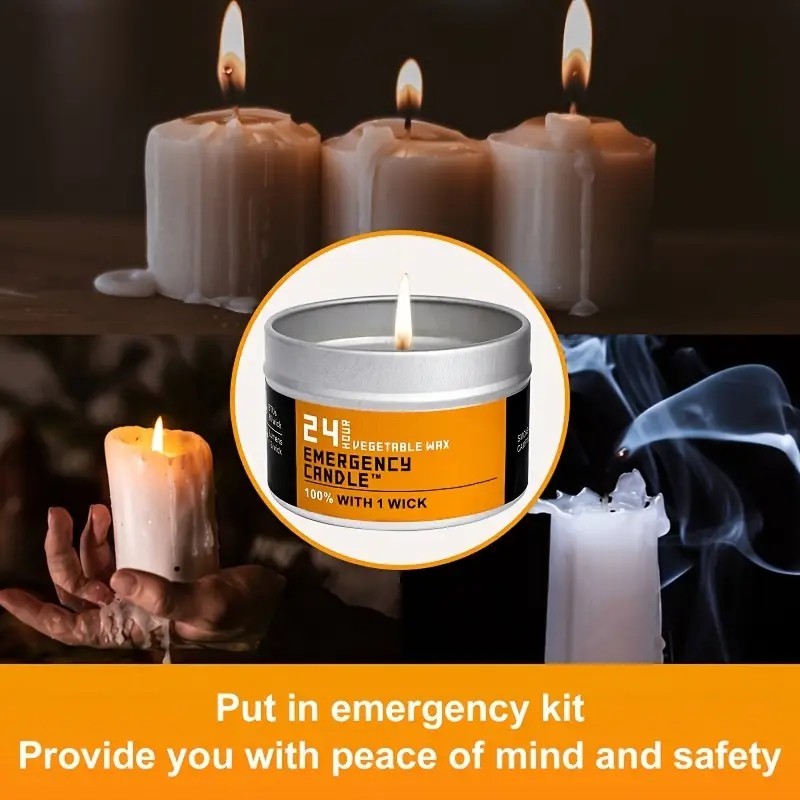 Windproof Emergency Candles 4-Pack | Tillmart