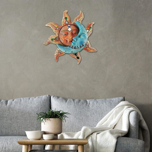 Sun and Moon Wall Art Metal Decor | Tillmart
