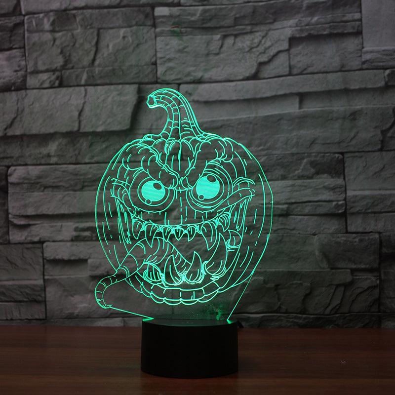 3D Pumpkin Lamp LED Light - Decorative Lamp | Tillmart