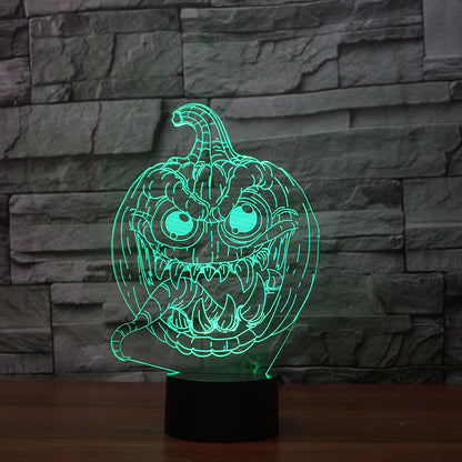 3D Pumpkin Lamp LED Light - Decorative Lamp | Tillmart
