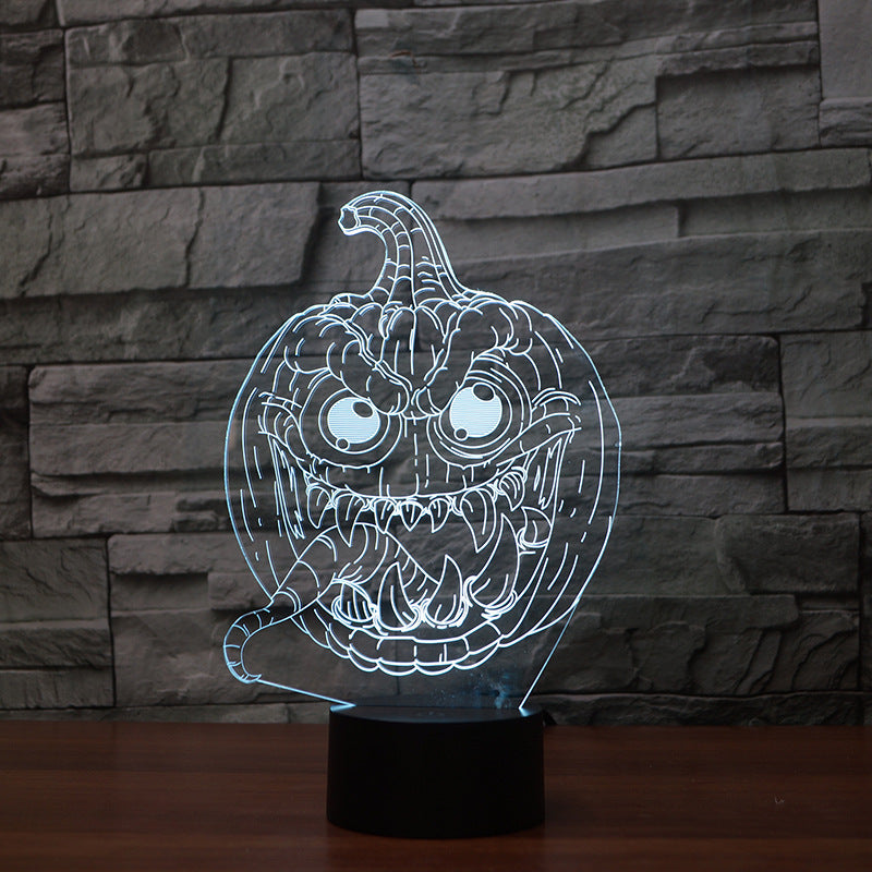 3D Pumpkin Lamp LED Light - Decorative Lamp | Tillmart