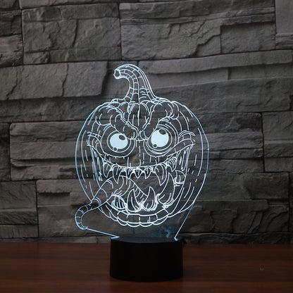 3D Pumpkin Lamp LED Light - Decorative Lamp | Tillmart