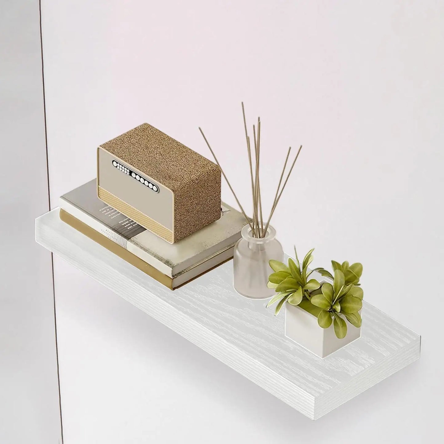 Floating Shelf for Wall Decorative Sturdy Multipurpose with Invisible Bracket for Living Room Nursery Kitchen Bathroom Books