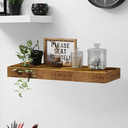 Floating Shelf for Wall Decorative Sturdy Multipurpose with Invisible Bracket for Living Room Nursery Kitchen Bathroom Books