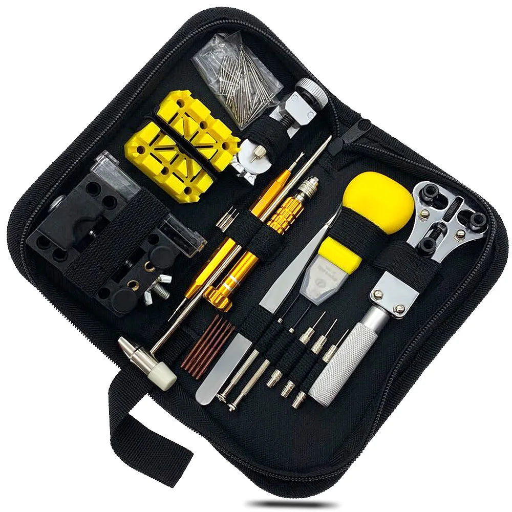 Watch Repair tool Kit Watch Link Pin Remover 148pcs/set Professional Watch Tools Clock Repair Tools Kit Bag horloge gereedschap