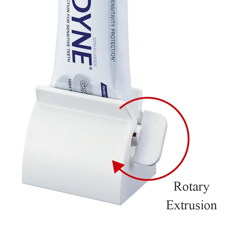 New Bathroom Accessories Toothpaste Squeezer Tooth Paste Dispenser Tube Squeezer Facial Cleanser Press Rolling Holder for Kids