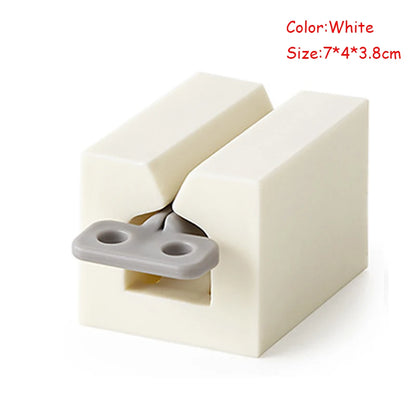 New Bathroom Accessories Toothpaste Squeezer Tooth Paste Dispenser Tube Squeezer Facial Cleanser Press Rolling Holder for Kids