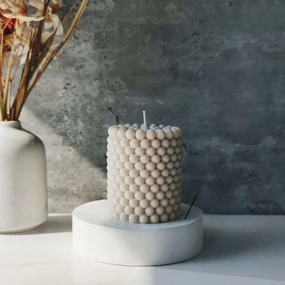 Nordic Bubble Cube Scented Candle Soy Wax Aromatherapy Candle Home Bedroom Table Decor Wedding Birthday Gift